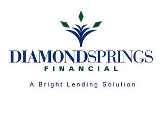 DIAMONDSPRINGS FINANCIAL A BRIGHT LENDING SOLUTION trademark