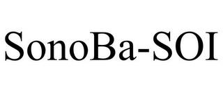 SONOBA-SOI trademark