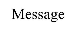 MESSAGE trademark