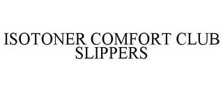 ISOTONER COMFORT CLUB SLIPPERS trademark