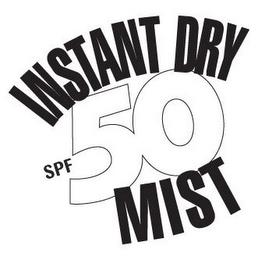 INSTANT DRY SPF 50 MIST trademark