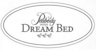 PEABODY HOTELS DREAM BED trademark