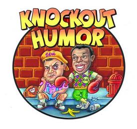 KNOCKOUT HUMOR STU ROBB. trademark