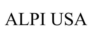 ALPI USA trademark