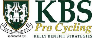 KBS PRO CYCLING SPONSORED BY: KELLY BENEFIT STRATEGIES TURRIS FORTIS MIHI DEUS trademark