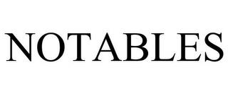 NOTABLES trademark