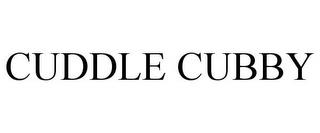 CUDDLE CUBBY trademark