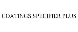 COATINGS SPECIFIER PLUS trademark