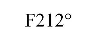 F212° trademark