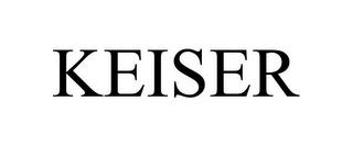 KEISER trademark