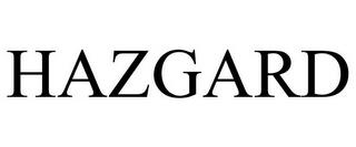 HAZGARD trademark