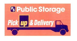 PS PUBLIC STORAGE PICK UP & DELIVERY trademark