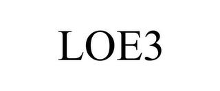 LOE3 trademark