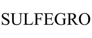 SULFEGRO trademark