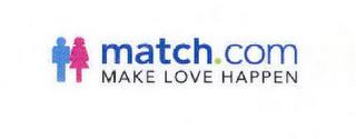 MATCH.COM MAKE LOVE HAPPEN trademark