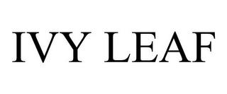 IVY LEAF trademark