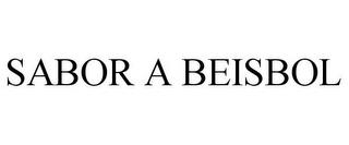 SABOR A BEISBOL trademark