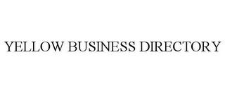 YELLOW BUSINESS DIRECTORY trademark