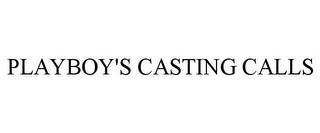 PLAYBOY'S CASTING CALLS trademark