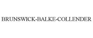 BRUNSWICK-BALKE-COLLENDER trademark