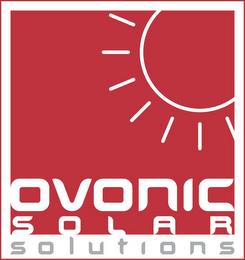 OVONIC SOLAR SOLUTIONS trademark