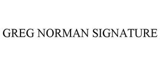 GREG NORMAN SIGNATURE trademark