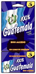 100% GUATEMALA 800 ACCESO SIN CARGO DE CONEXION SIN CARGO DE CONEXION $5 10% GUATEMALA 800 ACCESO PHONE CARD trademark