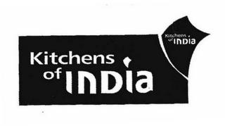 KITCHENS OF INDIA trademark