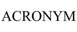 ACRONYM trademark