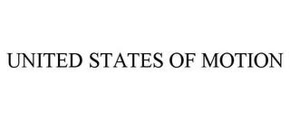 UNITED STATES OF MOTION trademark