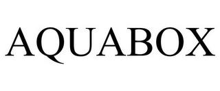 AQUABOX trademark