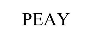 PEAY trademark