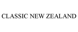 CLASSIC NEW ZEALAND trademark