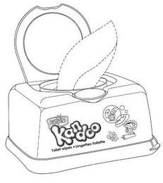 PAMPERS KANDOO TOILET WIPES · LINGETTES · TOILETTE trademark