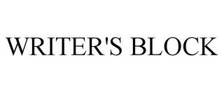 WRITER'S BLOCK trademark