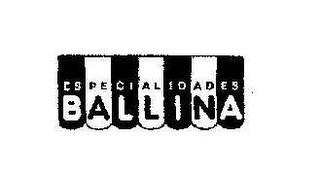 ESPECIALIDADES BALLINA trademark