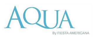 AQUA BY FIESTA AMERICANA trademark