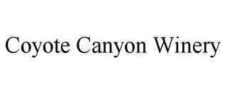 COYOTE CANYON WINERY trademark