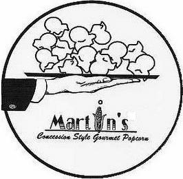 MARTIN'S CONCESSION STYLE GOURMET POPCORN trademark