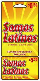 SOMOS LATINOS PREPAID PHONE CARD trademark