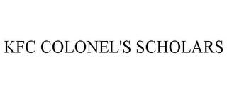 KFC COLONEL'S SCHOLARS trademark