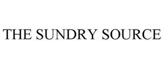 THE SUNDRY SOURCE trademark