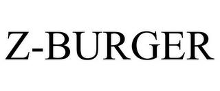 Z-BURGER trademark