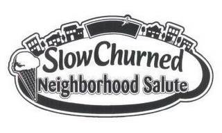 SLOW CHURNED NEIGHBORHOOD SALUTE trademark