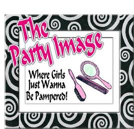 THE PARTY IMAGE WHERE GIRLS JUST WANNA BE PAMPERED! trademark