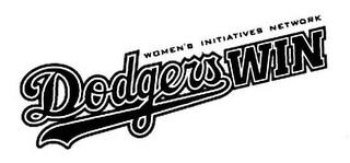 DODGERS WIN WOMEN'S INITIATIVES NETWORK trademark