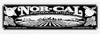 NOR-CAL PRODUCE · INC ESTABLISHED 1972 WEST SACRAMENTO, CA trademark