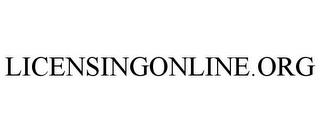 LICENSINGONLINE.ORG trademark