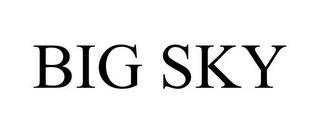 BIG SKY trademark