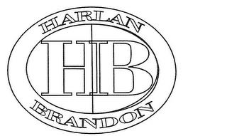 HARLAN BRANDON HB trademark